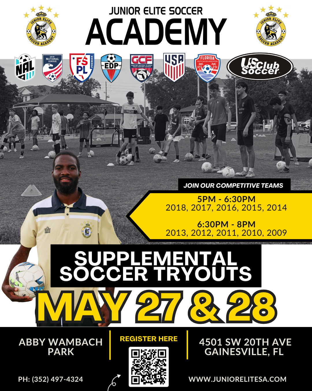 gainesville competitive soccer club tryouts